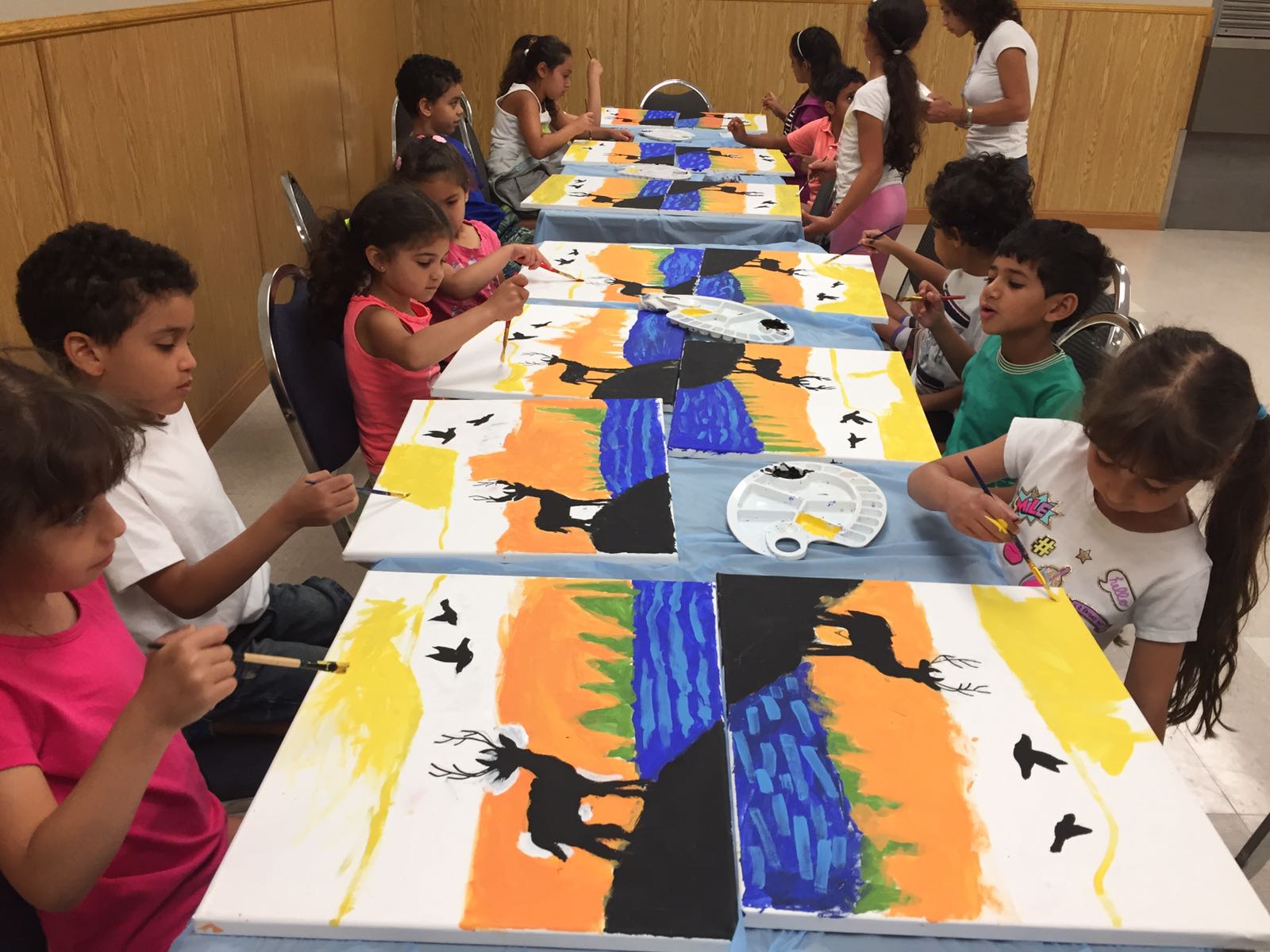 Student artwork — Little VanGogh Art Academy